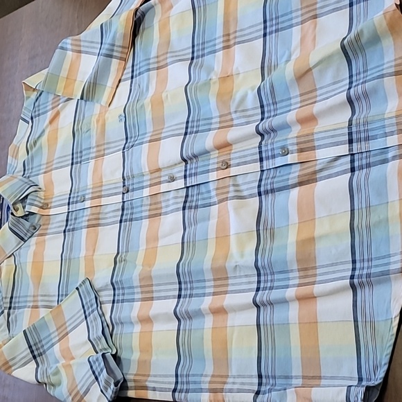 TwentyX Wrangler Mens Short Sleeve plaid Shirt Size XXL 100% cotton Spring Rodeo - Picture 11 of 11